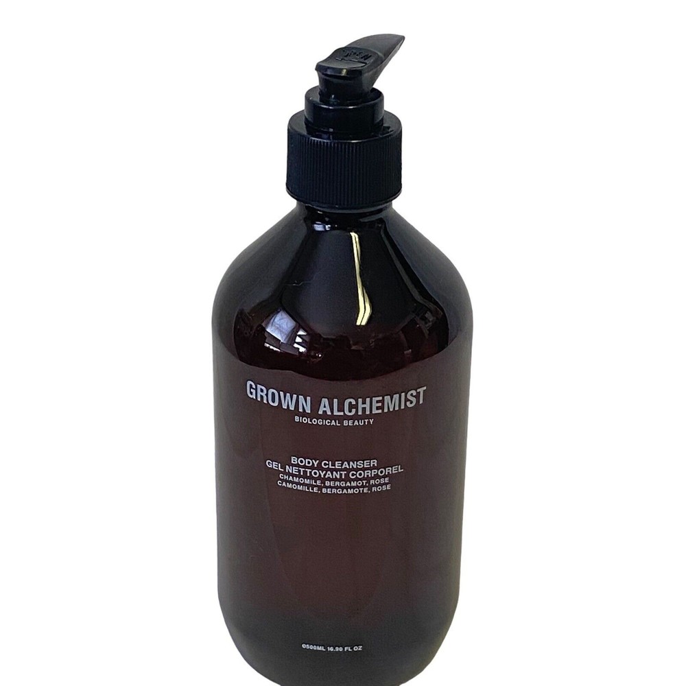 Grown Alchemist Body Cleanser Gel Chamomile Bergamot Rose 16.9 oz / 500 ml